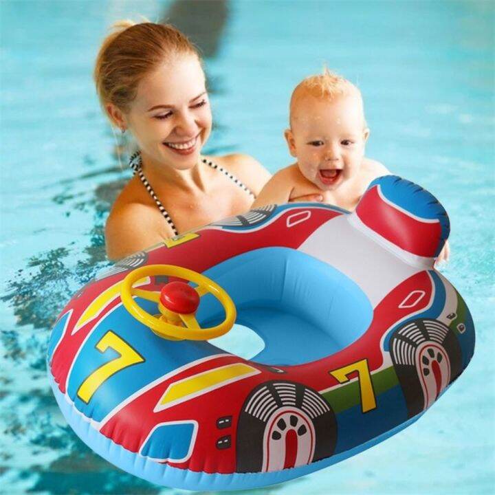 LABORA Children Funny For Kids Swim Baby Float Seat Float Boat Circle