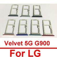 ถาดใส่ซิมการ์ดสำหรับ LG กำมะหยี่5กรัมชิ้นส่วนซิมกระเป๋าเก็บบัตร G900ช่องไมโครการ์ดอะไหล่ทดแทนสายเคเบิลซ็อกเก็ตยืดหยุ่น