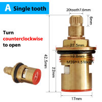 2ชิ้นตลับก๊อกน้ำ1/2 "เครื่องผสมน้ำภายในก๊อกแผ่นดิสก์ขับหมุนเป็นมุมฉากวาล์ว