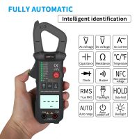 WINAPEX ET8201 600A AC Clamp Meter Automatic Identification Ammeter Voltage Current Resistance Diode Temperature Multimeter Electrical Trade Tools Tes
