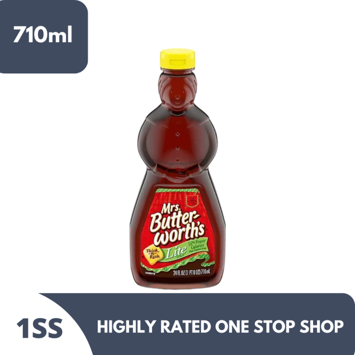 Mrs. Butterworth's Lite Syrup 710ml Lazada PH