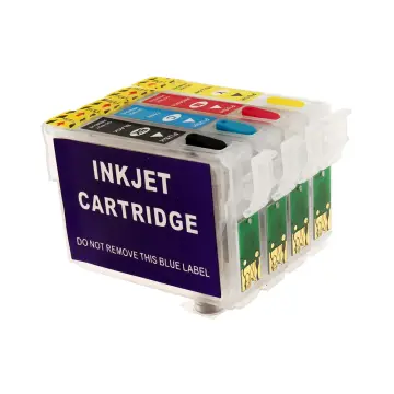 Full Ink Cartridge Replacement For Epson T1291 T 1291 12xl 1291 Xl Ink  Cartridge For Stylus Sx420w Sx425w Sx525wd Sx230