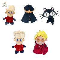 DISFUNNY ตุ๊กตาผ้าพลัฌ Tri vash The stampede Plush Doll ตัวปั๊มสามแฉก ตุ๊กตาสัตว์ยัดไส้ ของขวัญวันวาเลนไทน์ น่ารักน่ารักๆ ของขวัญสำหรับเด็ก