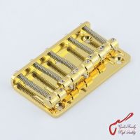 HR-Genuine Original  GOTOH 205B-5  5 Strings Electric Bass Bridge  ( Gold )  Brass Saddle  MADE IN JAPAN