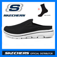 SKECHERS_Gowalk4 รองเท้า_skechers_ผู้ชาย สเก็ตเชอร์ส รองเท้า ผู้ชาย รองเท้าแตะ รองเท้าลำลองผู้ชาย รองเท้าผู้ชายแฟชั่นครึ่งส้น รองเท้ากีฬาไซส์ใหญ่ รองเท้าแตะกีฬาขนาดใหญ่ EU46-EU48แฟชั่นของผู้ชายกีฬารองเท้าผู้ชายรองเท้าลำลองรอ