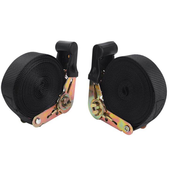 2 Pack 20 FT Ratchet Tie Downs Straps 6M X25mm Endless Ratchet Strap