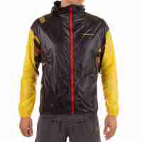 LA SPORTIVA BILZZARD WINDBREAKER JKT MEN BLACK/YELLOW