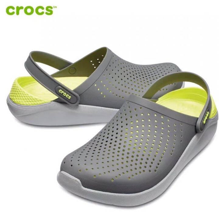 รองเท้าแตะลำลองแฟชั่น-สไตล์-crocs-literide-clog-สุดฮิต-น้ำหนักเบา-ใส่สบาย-พร้อมส่ง