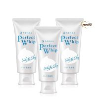 Senka perfect whip white clay เซนกะ เพอร์เฟ็ค วิป ไวท์ เคลย์ 120กรัม 3หลอด (โฉมใหม่)