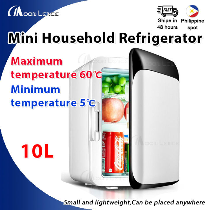 【Spot the Philippines】Portable Car / Home Mini 10L Refrigerator Electronic Cooling and Warming 