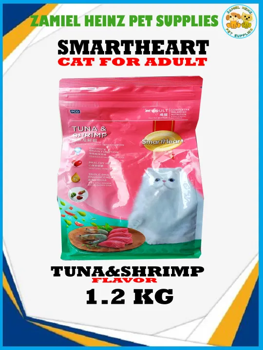 Smartheart CAT FOOD ( TUNA&SHRIMP FLAVOR ) 1.2KG Lazada PH