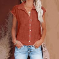 Solid Casual Loose Sleeveless Shirts For Women 2023 Summer Womens Oversized Shirts And Blouses Fashion Elegant Youth Female Top