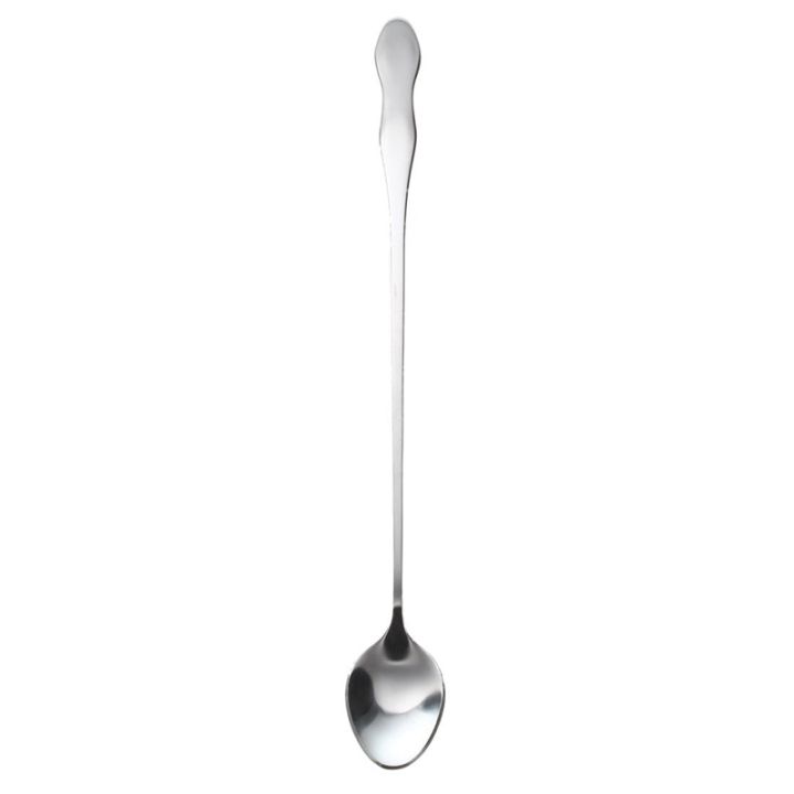 10-inch-stainless-steel-tableware-long-handle-scoop-teaspoon-amp-stainless-steel-big-belly-thermos-bottle-sky-blue-200ml