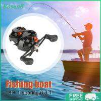 [คืนสินค้าได้ภายใน 7 วัน] 6.3/1 Low Profile Baitcasting Fishing Reel Professional 18+1 BB Spool Line Cup Wheel