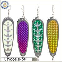 UEVOQB SHOP ปรับน้ำหนักได้ Tlapia Fishing Flasher Trolling Lure กะพริบไฟกะพริบ ลึกและลึก กระดานดำน้ำตกปลา 2023 14ซม./31กรัม จานนักดำน้ำ ตกปลาทะเลตกปลา