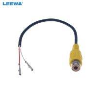 LEEWA RCA Female Connector With Wire Crimp 2-Pin Terminal For DIY Installation CA6329