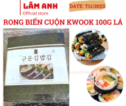 Rong Biển Cuộn Cơm Hàn Quốc K-WOOK Lá Rong Biển Cuộn 100 Lá 240g Làm Kimbap