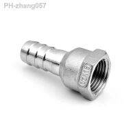 Stainless Steel Female BSP 1 quot; Thread Pipe Fitting Barb Hose Tail Connector 20mm to 32mm Tools Accessory