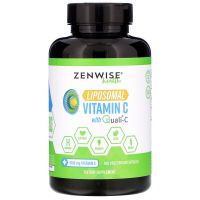 Zenwise Health, Liposomal Vitamin C with Quali-C, 1,000 mg, 180 Vegetarian Capsules ไลโปโซมวิตามินซี-ดีที่สุด