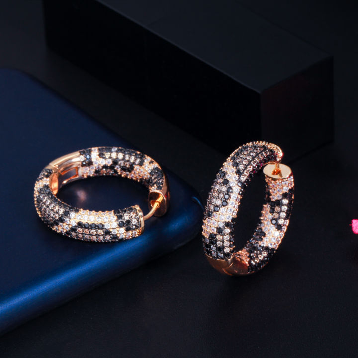 cwwzircons-luxury-designer-round-snake-leopard-hoop-earrings-for-women-fashion-cubic-zirconia-wedding-party-bridal-jewelry-cz873