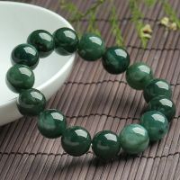 Natural Myanmar jade bracelet for women men jadeite 13mm beads bracelets women bracelet natural jade stone jade bangle