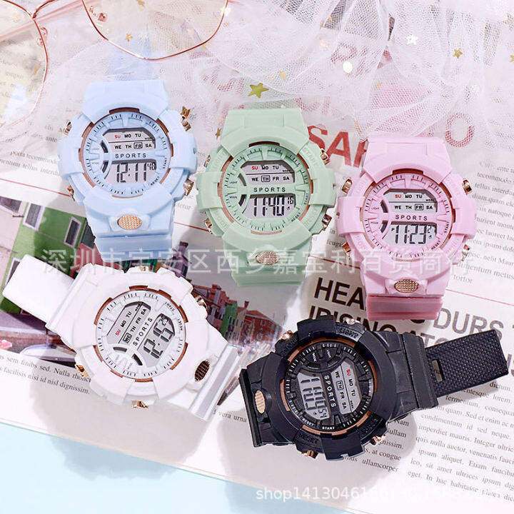 Tik Tok electric shock watch alarm clock students creative intelligent