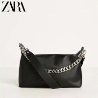 HOT”Zara กระเป๋าสะพายไหล่ ใต้วงแขน สายโซ่ สําหรับผู้หญิง