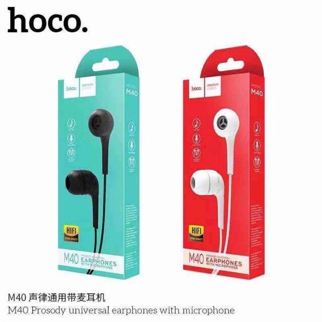 sy-hoco-m40หูฟัง-smalltalk-hoco-wired-earphones-3-5mm