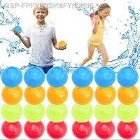 ♝☃Bola Bomba De Reutilável Água Bola Absorvente Piscina ของเล่นชายหาด Favores Festa Jogos Lão Ver16-4ชิ้น