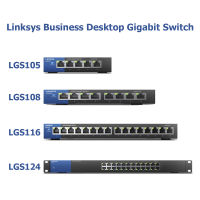 Linksys LGS105, LGS108, LGS116, LGS124 [5-8-16-24 ports] Unmanaged Business Desktop Gigabit Switch Network -[Kit IT]