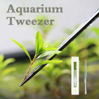 Aquatic Aquarium Plant กระจกสแตนเลส aquascape คลิปตรง BEND ทำความสะอาดเครื่องมืออุปกรณ์เสริมตกปลาคุณภาพ DA