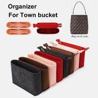 Felt Cloth Travel Insert Organizer For Handbags Tote Cosmetic Pouch Womens Makeup Linner Bags Tote Shaper For Coa Town ch Bucket