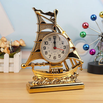 ของขวัญนาฬิกาปลุกนักเรียนนาฬิกาปลุกสร้างสรรค์ Smooth Sailing สัญญาณเตือนแบบจำลอง Clockpengluomaoyi