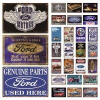 Nostalgic-Art Retro Ford Motor ป้ายดีบุก Vintage แผ่นโลหะสำหรับของขวัญ Idea รถอุปกรณ์เสริมแฟน Home Club Wall Decor