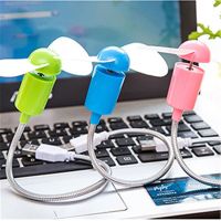 USB Mini Fan Notebook Desktop Cooling Fan Cooler Plastic Easy to carry Air Conditioning Appliances For Computer and For power Bank