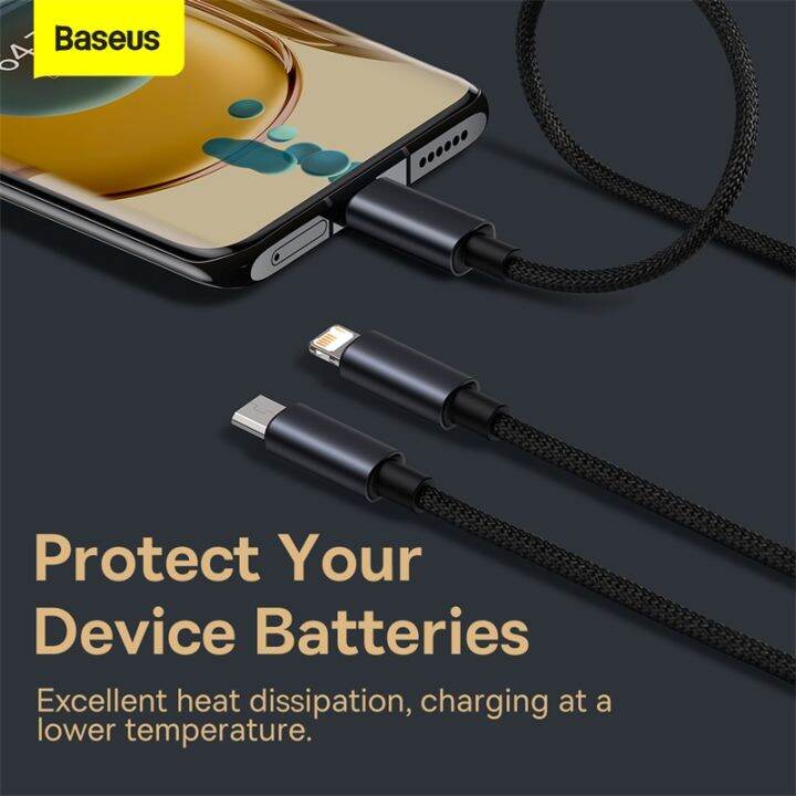 baseus-3-in-1-สายเคเบิล-usb-type-c-สําหรับ-samsung-xiaomi-mi-9-สายเคเบิล-สําหรับ-i13-12-11-สายชาร์จโทรศัพท์-micro-usb-สายเคเบิลข้อมูล