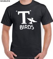 Tbirds Mens Funny Grease Tshirt Stag Do Retro Fancy Dress Outfit Hot Rod 100% cotton T-shirt