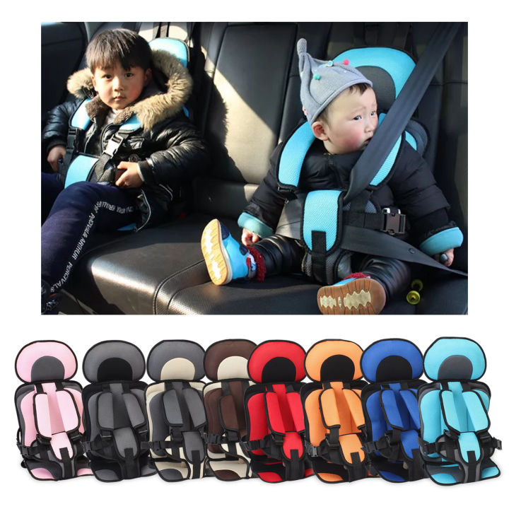 car-seat-คาร์ซีทเด็กแบบพกพา-คาร์ซีทเด็กเล็ก-คาร์ซีทเด็กโต-ใช้งานง่าย-สีสันน่ารัก