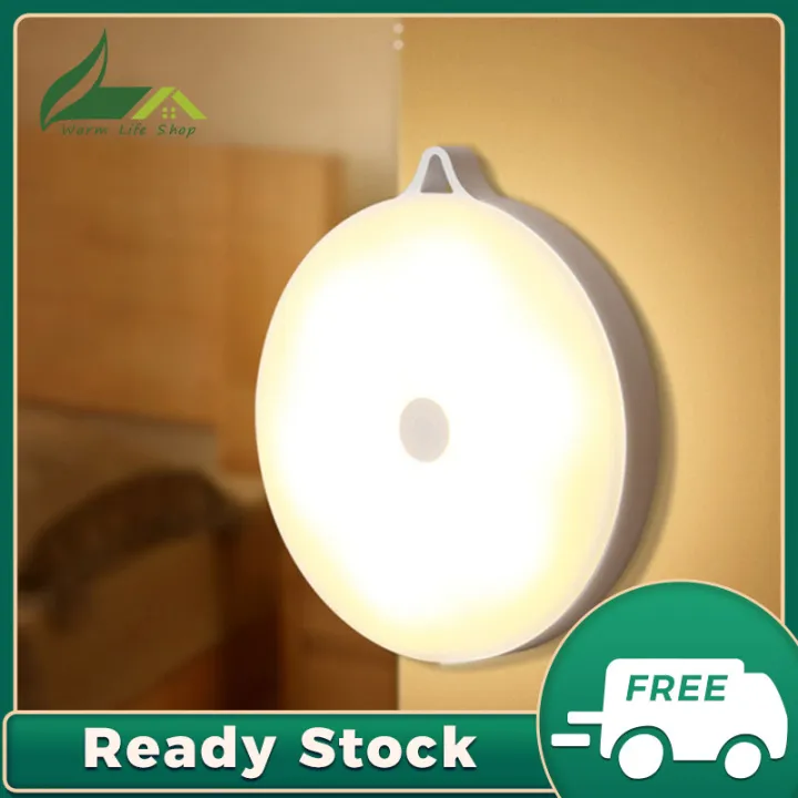 Round Touch Sensor Light Charging Induction Night Light Wireless