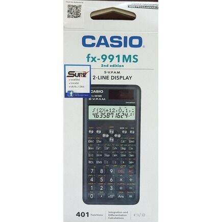 เครื่องคิดเลขวิทยาศาสตร์-casio-fx-991ms-2nd-edition-ของแท้