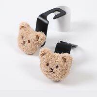 ：{“： With Decorative Plastic Pendant Finishing Storage Hook Creative Car Seat Back Cute Plush Bear Doll Hook Inside Car