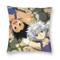 [Heimi Department Store] Hunter XKillua Zoldyck ปลอกหมอนพิมพ์ปลอกหมอนอิงตกแต่งอะนิเมะมังงะโยนปลอกหมอนปกบ้านซิป