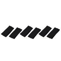 6Pcs Fashion Women Cotton Yoga Hair Band Sports Sweat Lady Headband Popular Women Hair Accessories Black