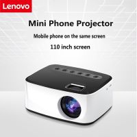 fyjhNew Lenovo T20 Mini Wireless Mobile Projector Home Portable Led Mini Projector Hd 1080p Projection  Support 5V-2A Power Supply
