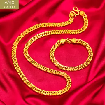 18k SPVL Saudi gold LV inspired bracelet, Luxury, Accessories on Carousell