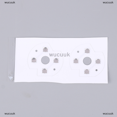 wucuuk อะไหล่ซ่อม2ชิ้นสำหรับคอนโทรลเลอร์ D Pad ปุ่มโลหะโดมสติกเกอร์ไฟฟ้า