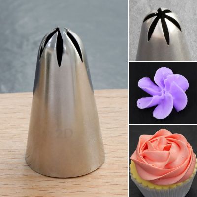 【hot】  2D Piping Nozzles Large Size Baking Decoration Pastry Tools