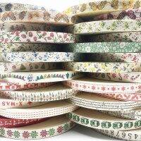 【hot】！ New 5 Yards 15mm Cotton Hand-designed Printed Wrapping Supplies