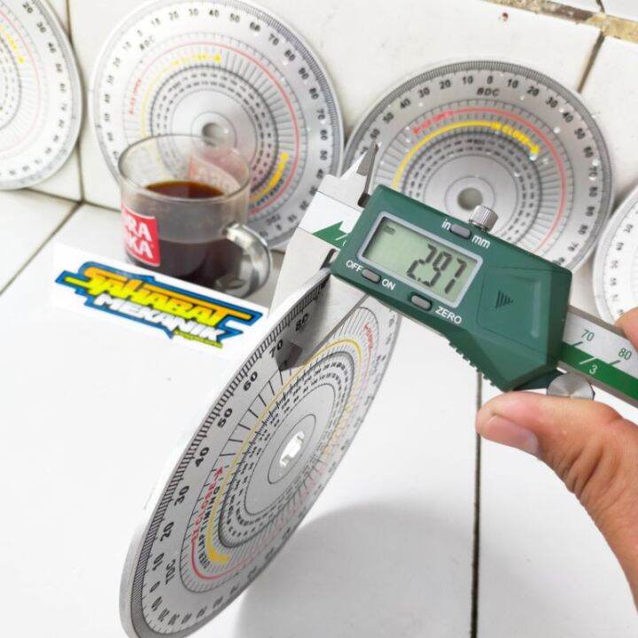 Chrome Aluminum Alloy 160mm Camshaft Degree Wheel Rotor Protractor