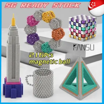 5 mm Magnetic Beads Magic balls DIY Puzzle Spheres Educational Toy 216  Pieces